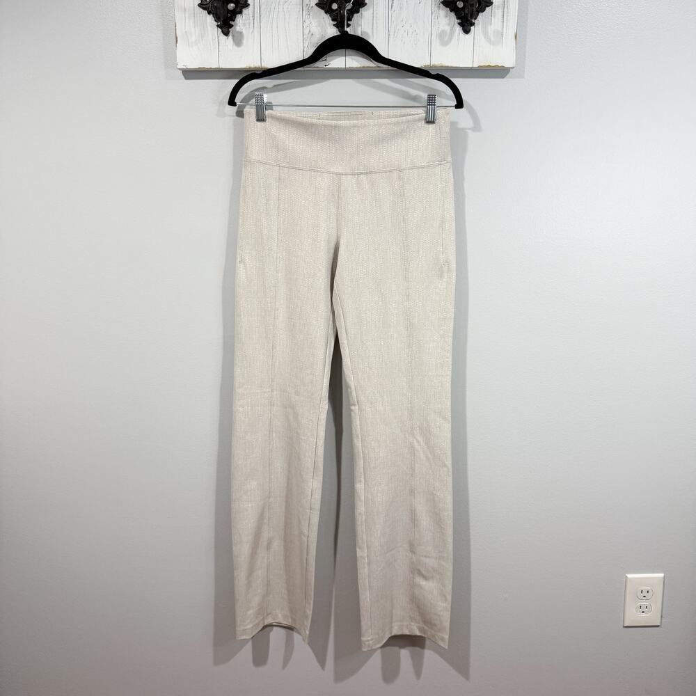 Athleta Delancey Straight Leg Pant Braiden Cream Size M Tall